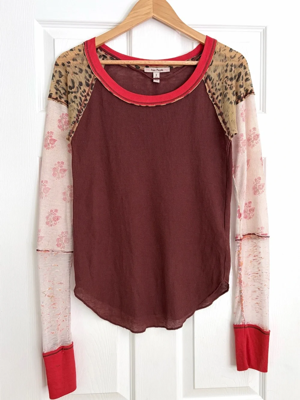Free People Bright Side Thermal Top Size S - Picture 3 of 6